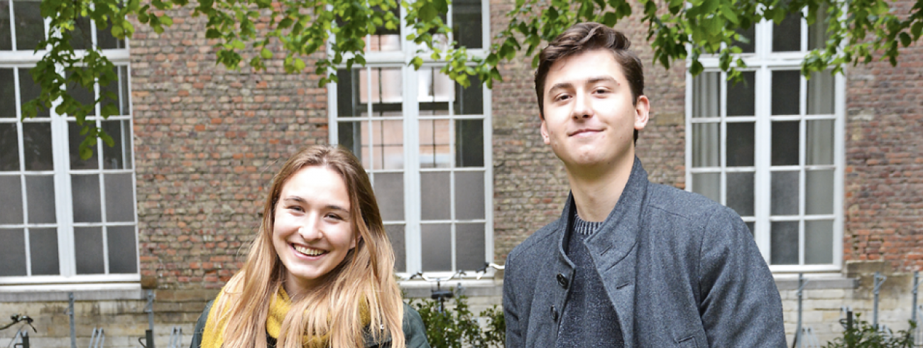 Nel Vandecruys groeide door haar studies in haar geloof.  Voor Ruben Terryn is theologie de vindplaats van diepgang. © jl