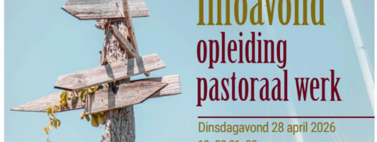 Infoavond opleiding pastoraal werk © CCV Bisdom Gent