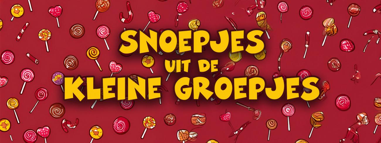 Snoepjes uit de kleine groepjes 