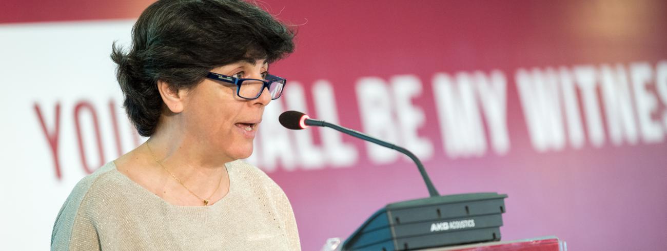 “De oosterse christenen horen thuis in het Nabije Oosten”, stelt Souraya Bechealany. © Albin Hillert / CEC