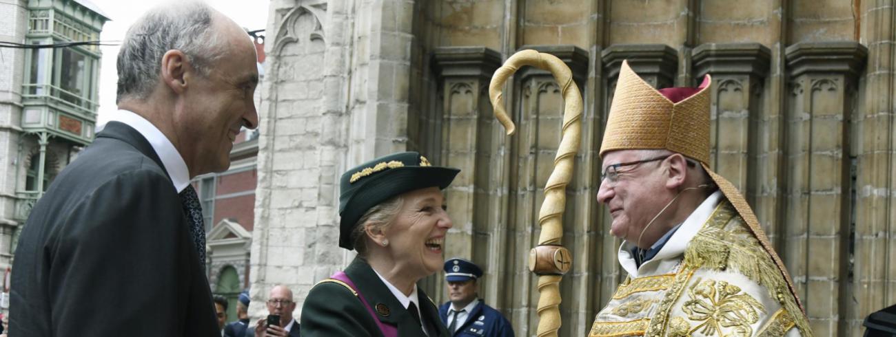 Welkom prinses Astrid en Lorenz van Oostenrijk © Bisdom Gent, foto: Maîtrise