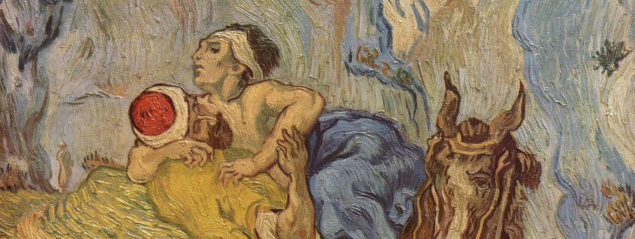 p11 Vincent van Gogh, De barmhartige Samaritaan (naar Delacroix), 1890 (Kröller-