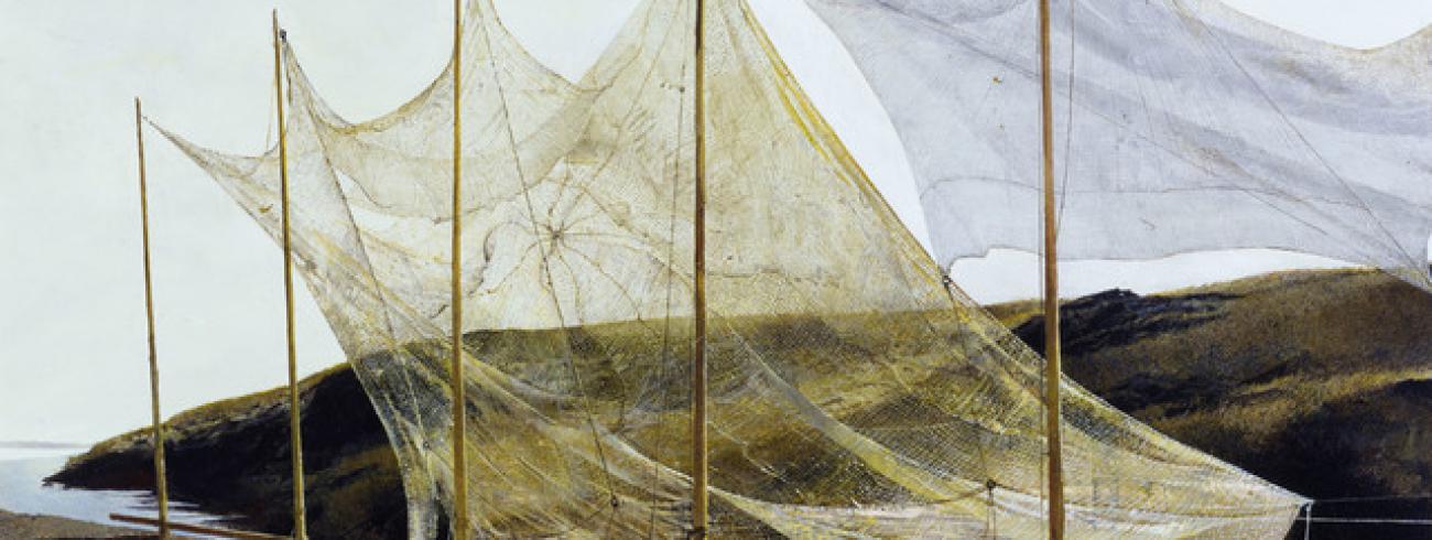 Andrew Wyeth, Pinksteren. © Artsy