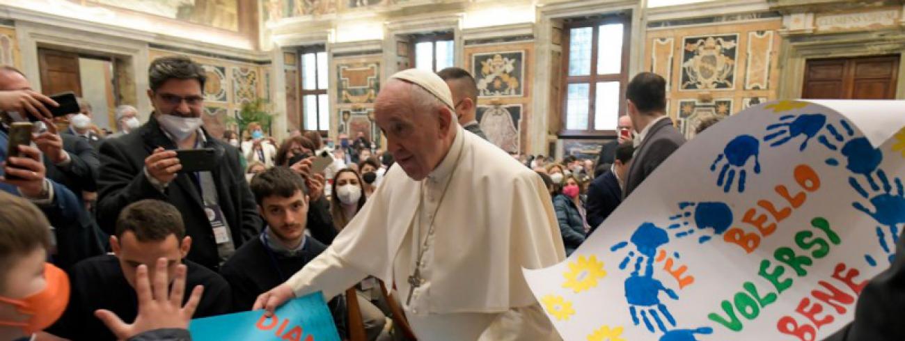 Paus Franciscus pleitte voor inclusie © Vatican Media