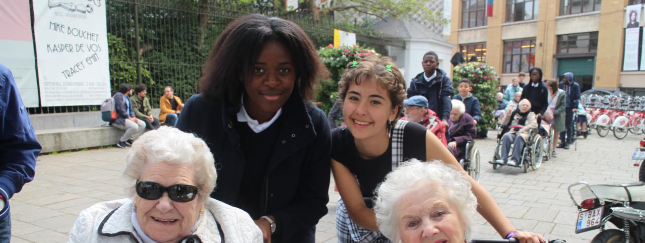 het Friends-project © Onze-Lieve-Vrouwecollege