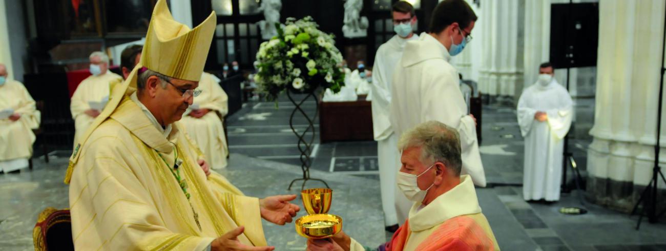 Paul Sas werd op 29 augustus 2021 tot priester gewijd. © Paul Hermans