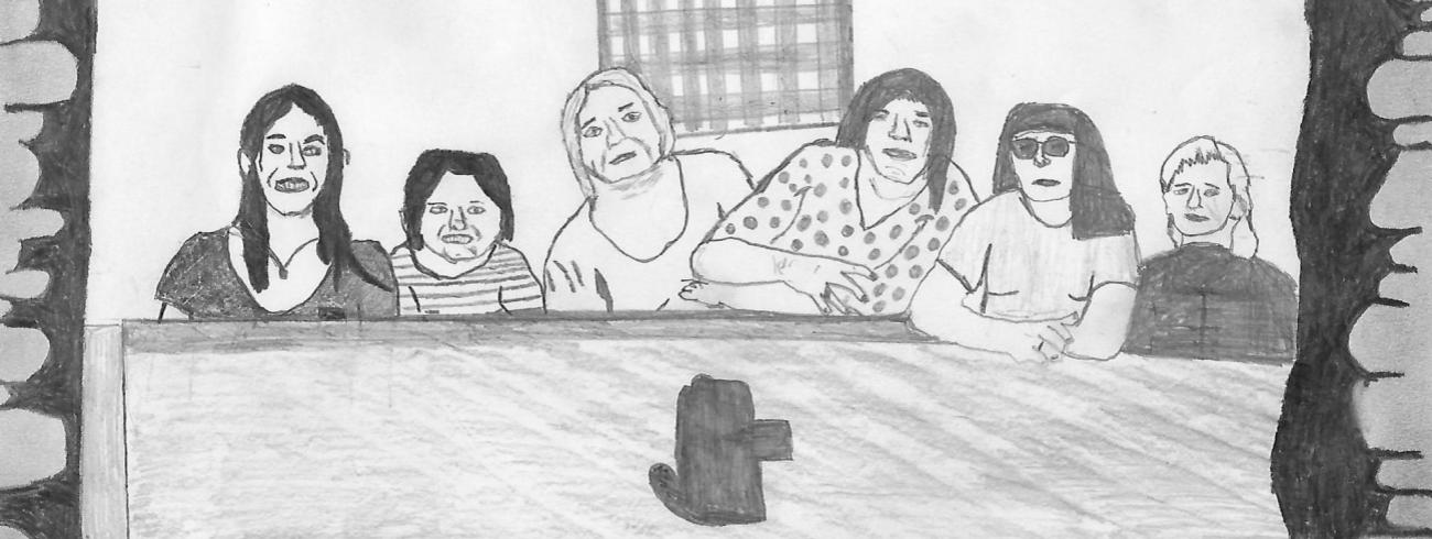 Tekening © Gevangenis Antwerpen