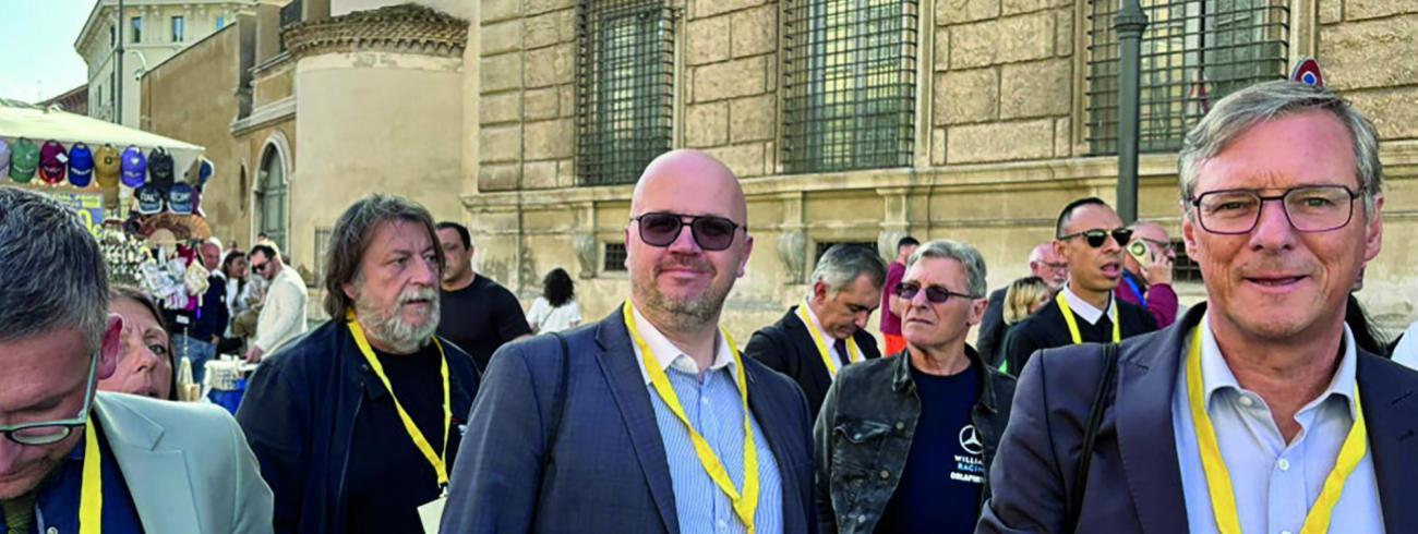 Ward Kennis op pelgrimstocht binnen de muren van het Vaticaan © Ward Kennes