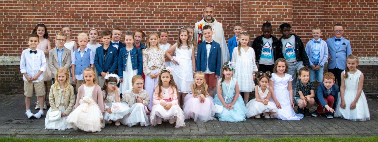 De eerste communicanten © Sentenz