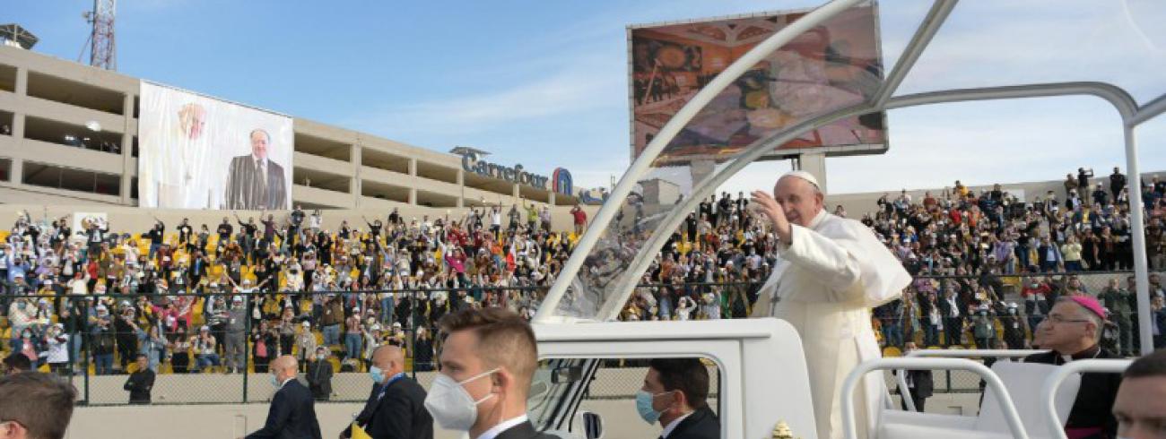 Eucharistie met de paus in Erbil © Vatican Media