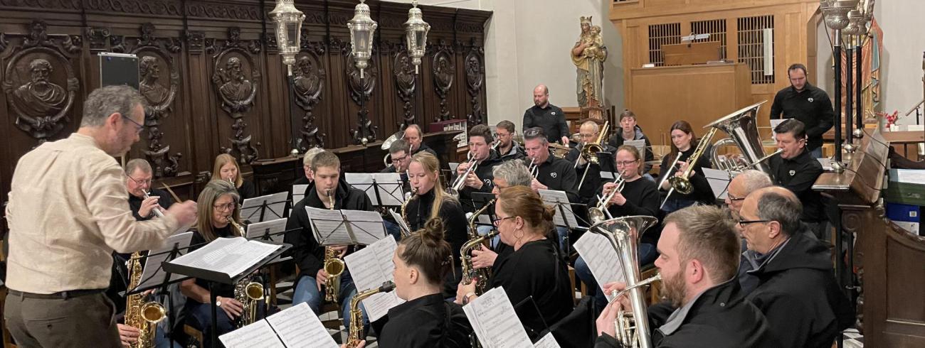 Koninklijke Fanfare Vreugd in Deugd van Lichtaart. © Omer Lardenoit