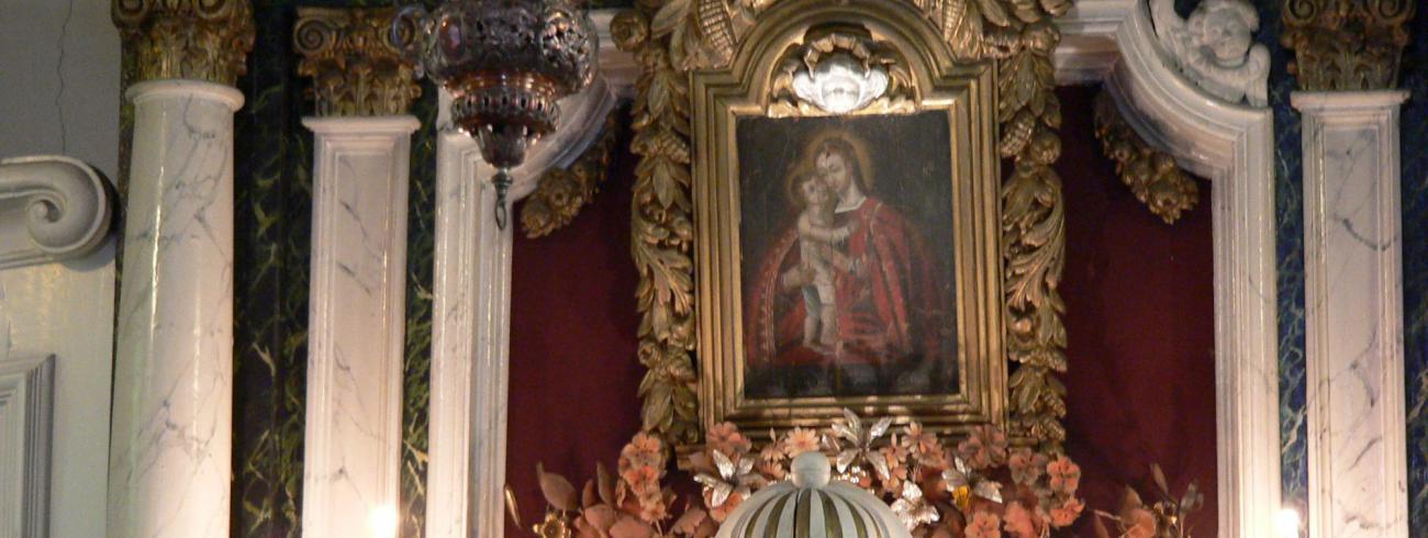 Interieur van de kapel Termuren (Erembodegem) 