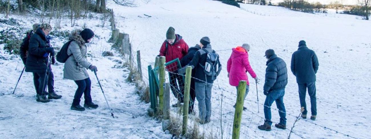 De winterwandeling van KWB 