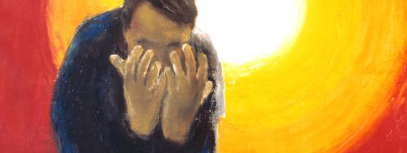 Genezing van een blinde © Luc Blomme