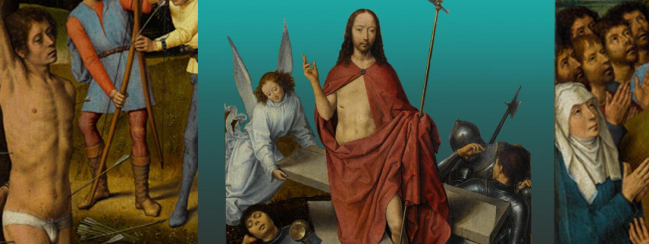 De opstanding van Christus (ca. 1490) ~ Hans Memling © RMN-Grand Palais (musée du Louvre) / Foto Stéphane Maréchalle