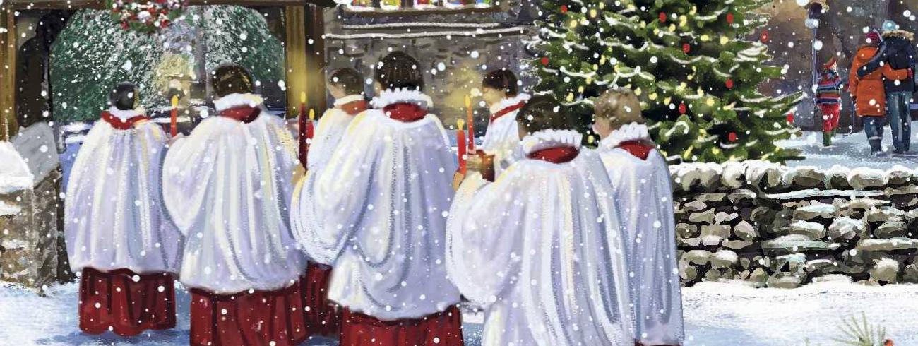 Kerstliederen zingen in de WZC 