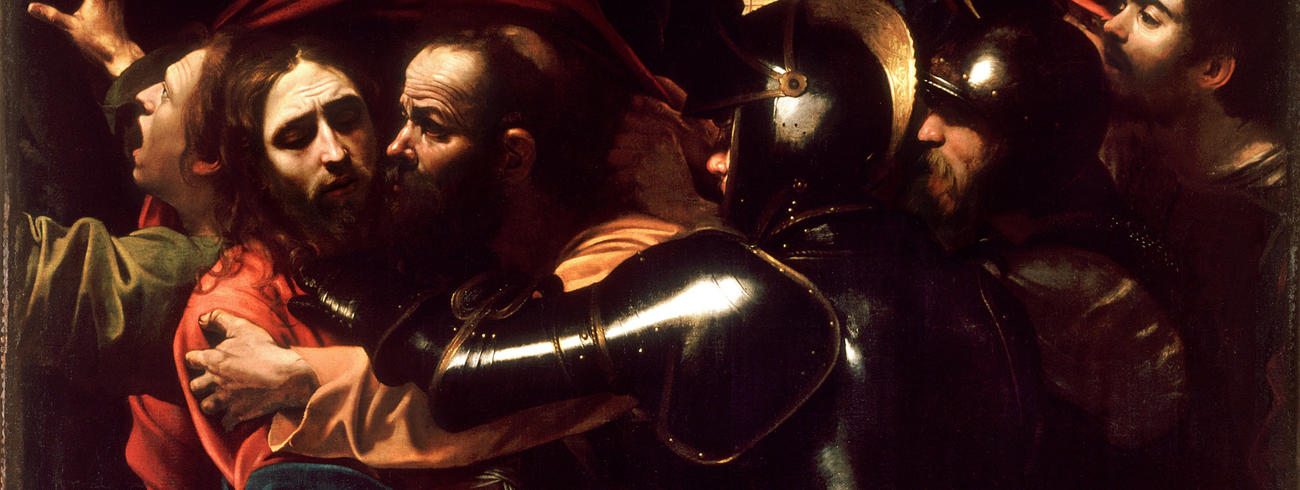 Michelangelo Merisi da Caravaggio, De gevangenneming van Christus, 1602 © Wikimedia Commons