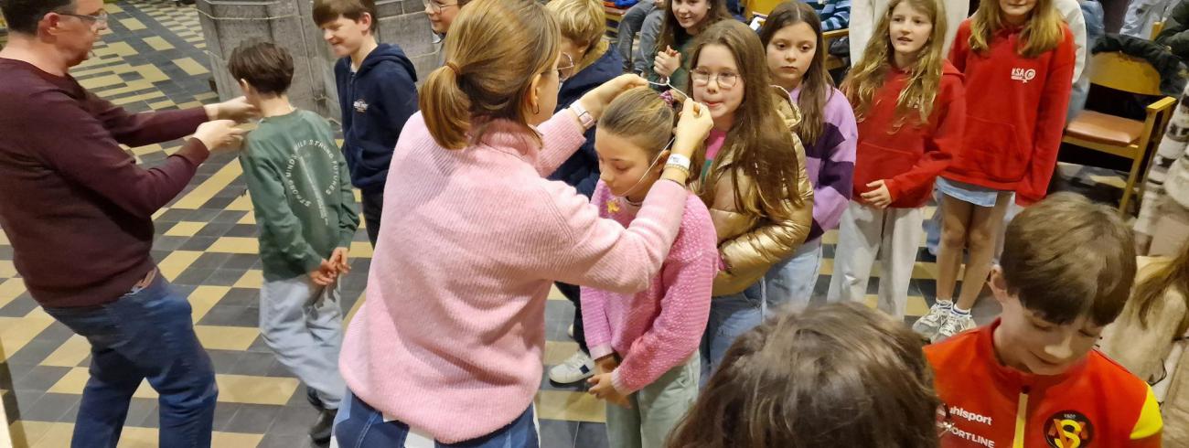 Naamopgave vormelingen © Thierry Christiaens