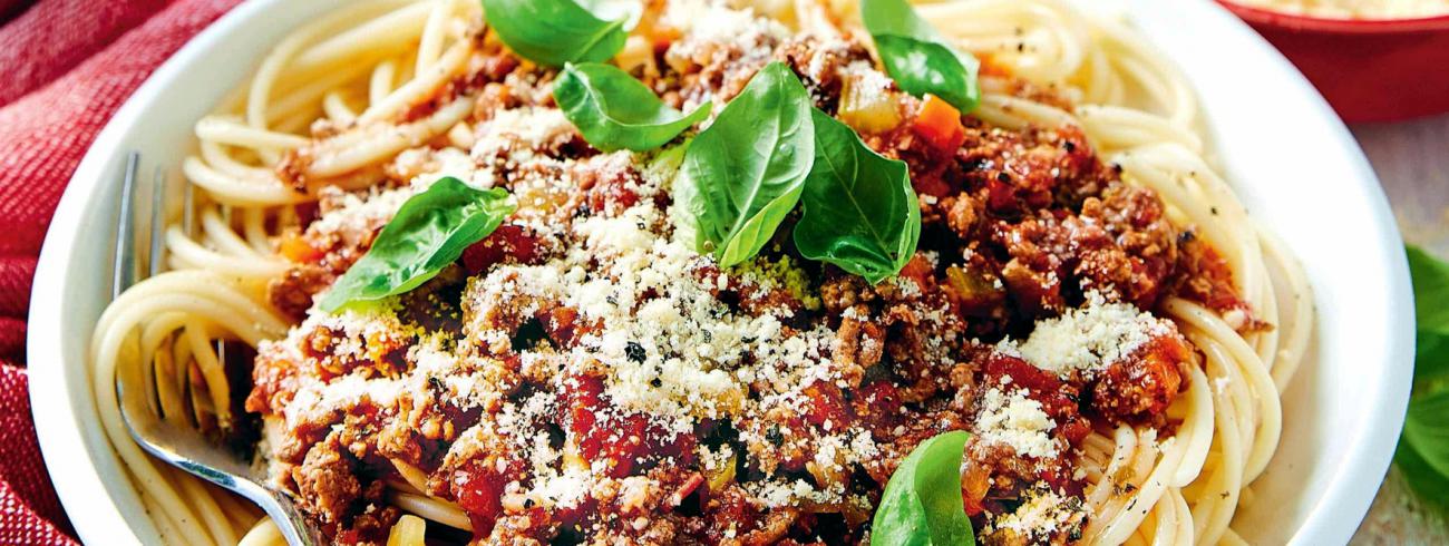Pasta bolognese 
