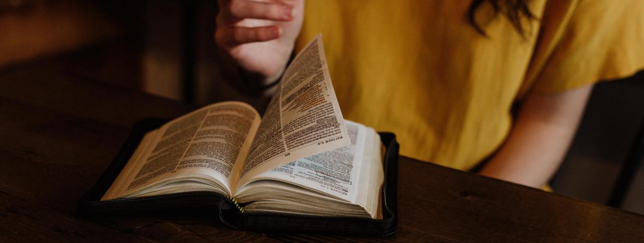 Schrijf gratis in voor de onlinecursus Kennismaken met de Bijbel © Priscilla du Preez op Unsplash