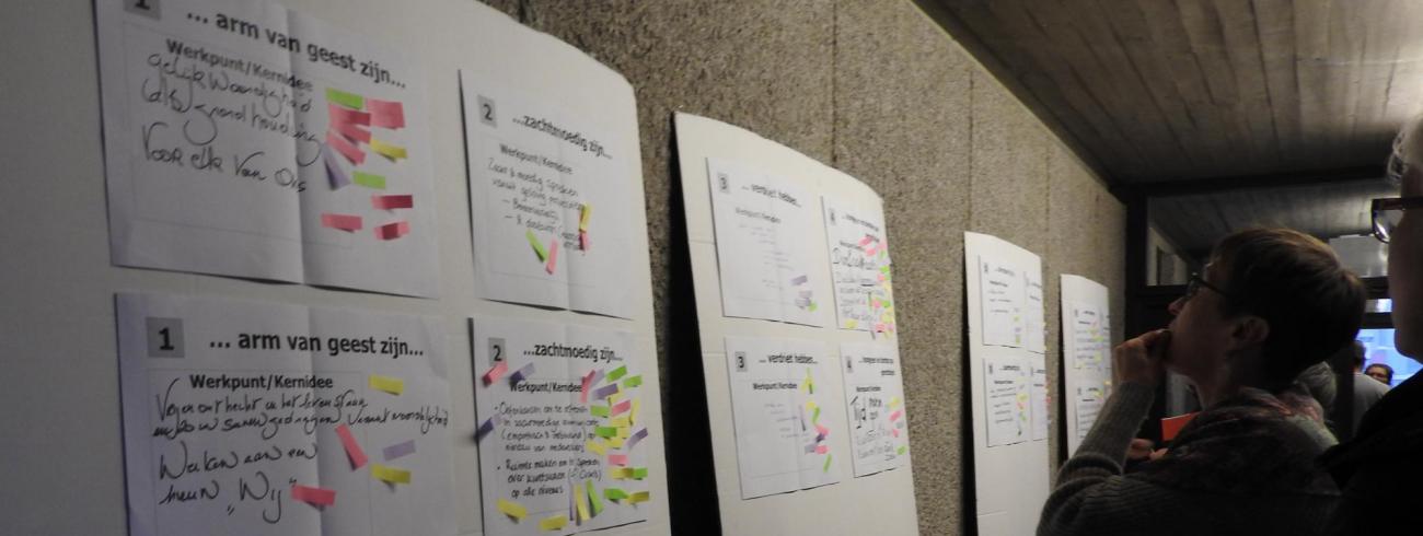 De trefdag als gezamenlijk moment om werkpunten voor maatschappelijke inzet te bepalen © J. Govaerts - Attent