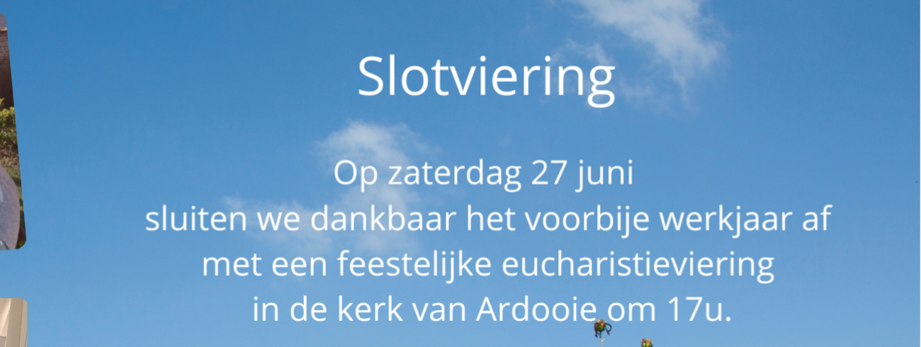 Feestelijke slotviering © PE Sint-Germanus Ardooie
