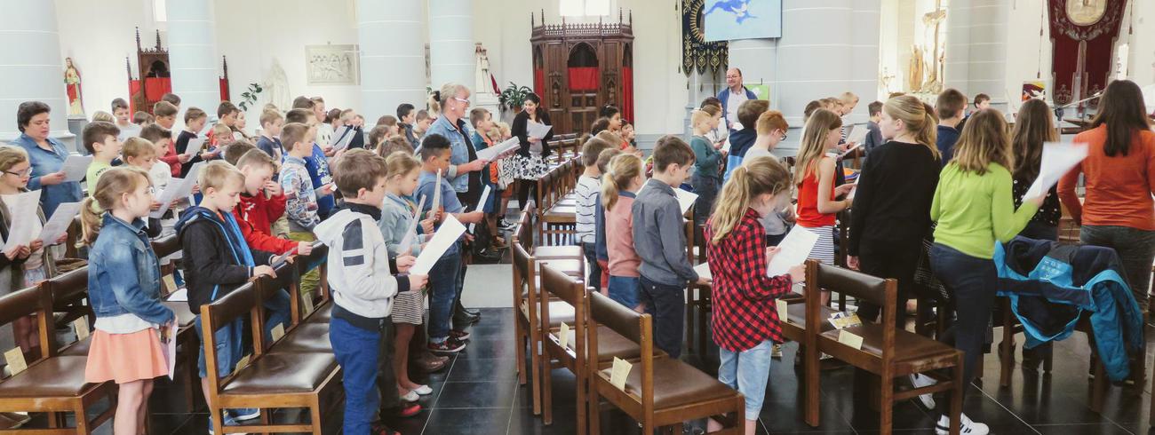 Schoolviering 't Kompas, Duffel © Kris Michielsen