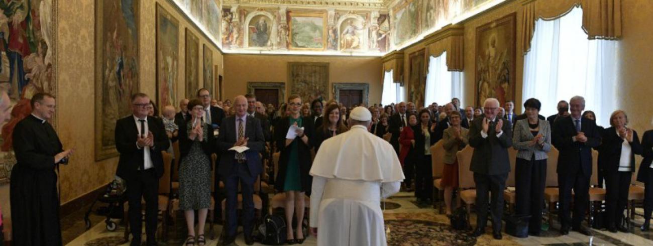 Paus ontvangt de Europese Vereniging voor Voedselbanken © Vatican Media