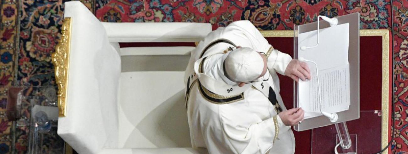 Chrismamis met paus Franciscus © Vatican Media
