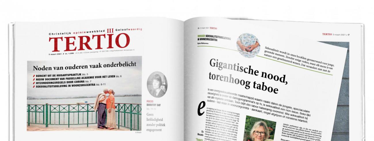 Cover Tertio nr. 1.099 van 3 maart 2021. © Tertio