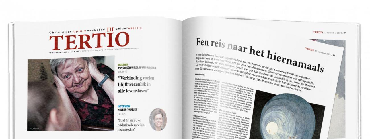 Cover Tertio nr. 1.135 van 10 november 2021. © Tertio