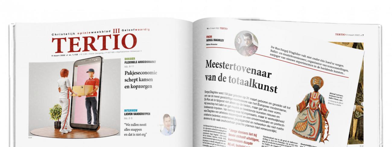 Cover Tertio nr. 1.152 van 9 maart 2022. © Tertio