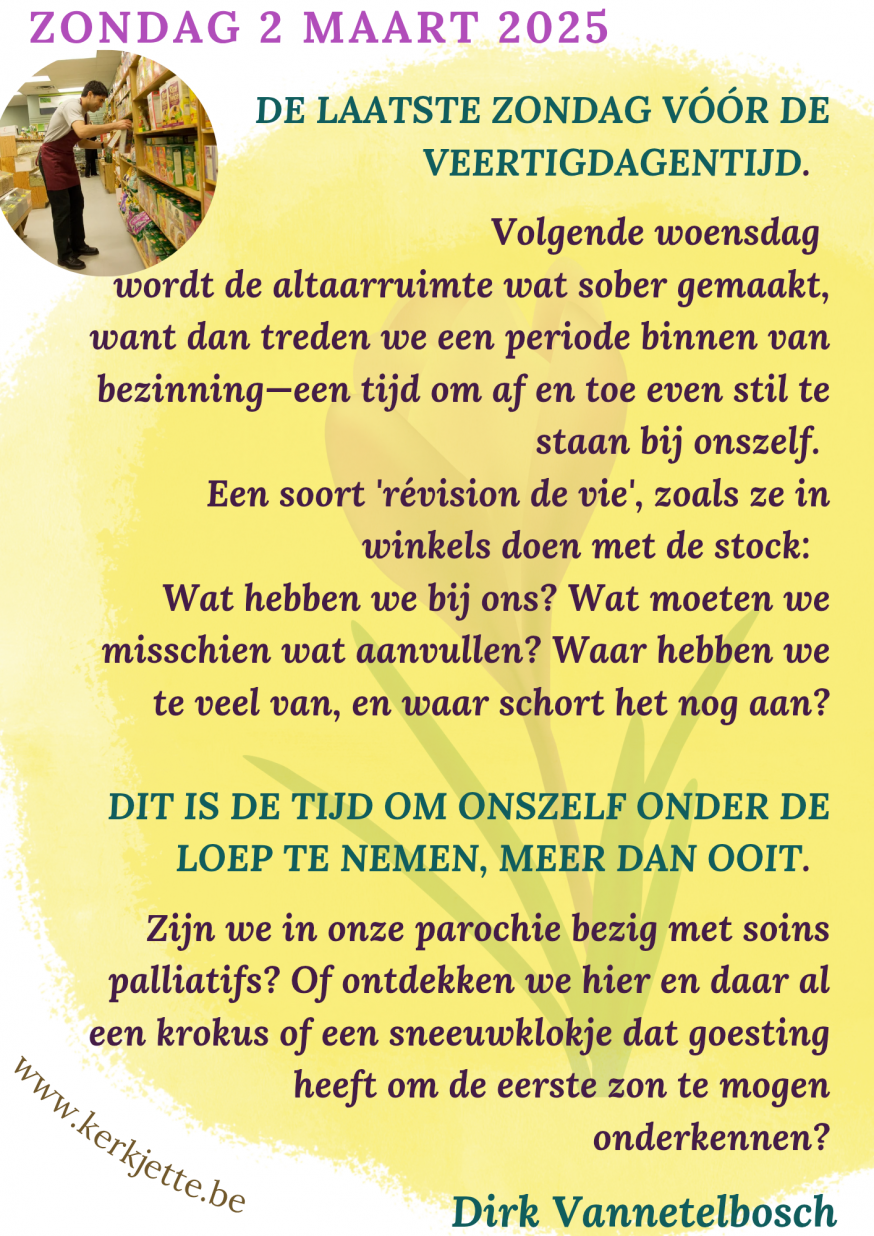  Zondag, 2 maart 2025 © Elzbieta Krzyska