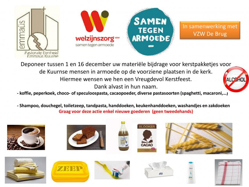 Affiche inzamelactie  © Marc Verhaeghe