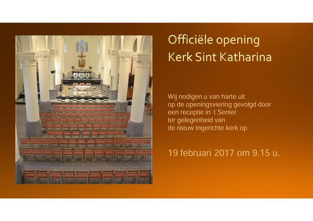 Feestelijke heropening Sint-Katharinakerk 