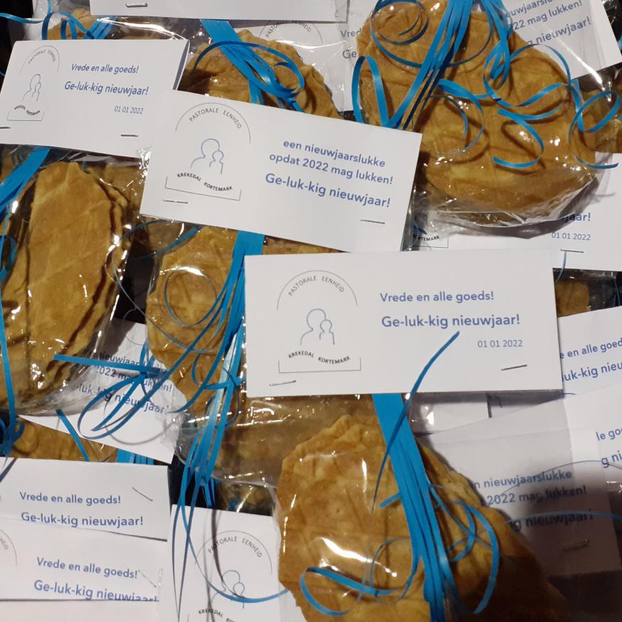 coronaproof lukken op nieuwjaarsdag in Krekedal Kortemark © Pastorale Eenheid O.L.V. Krekedal Kortemark