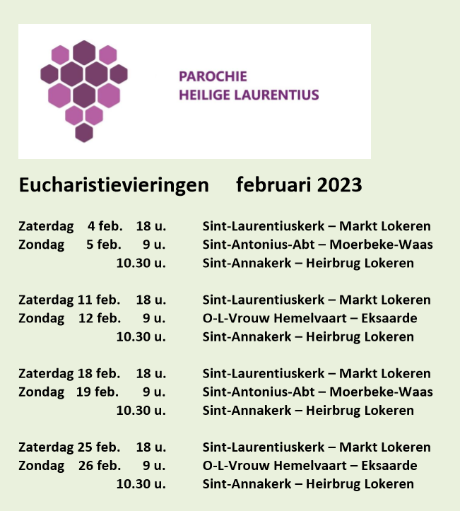 Nieuwe schikking vieringen © Daniel Van Nieuwenhuyze
