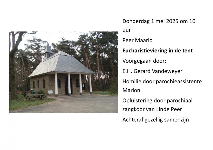 1 mei in de kapel van Maarlo 