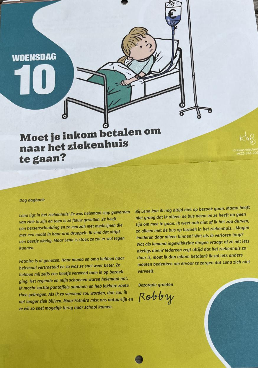 Adventskalender 10 dec woens 2025 © Welzijnszorg