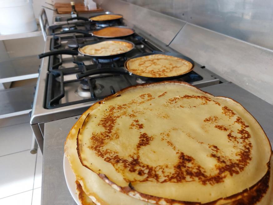 Pannenkoekenbak vormelingen 