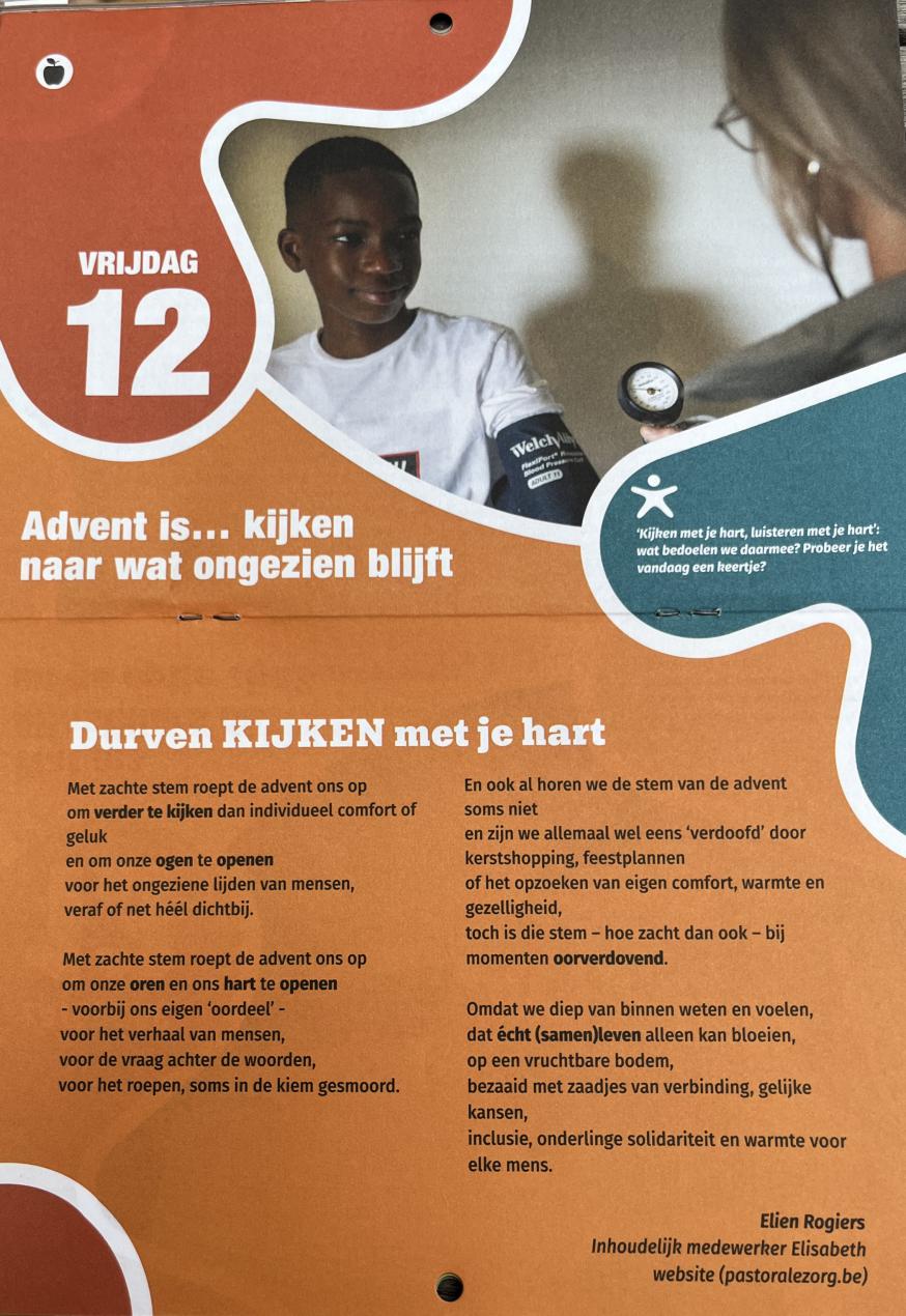 Adventskalender 12 dec vrijd 2025 © Welzijnszorg