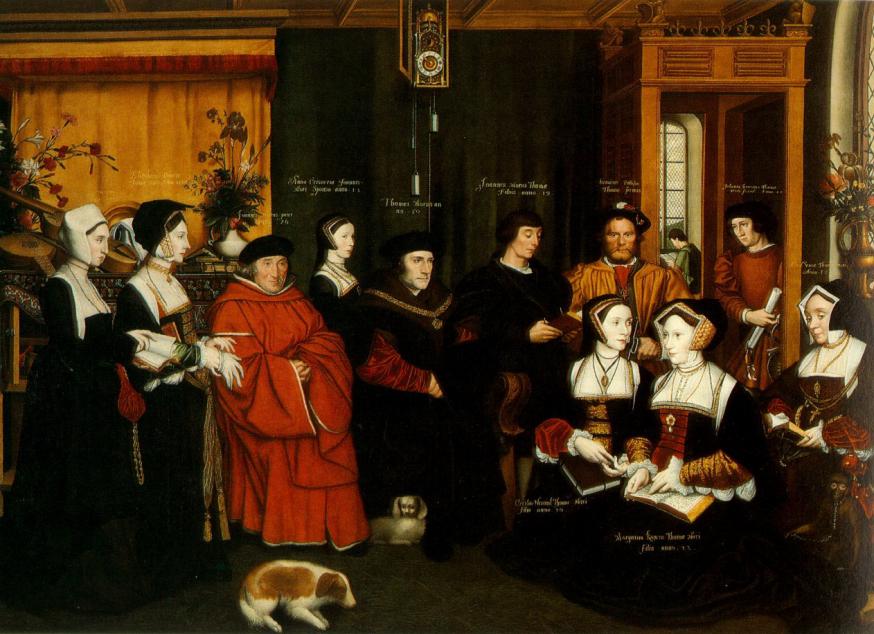 Hans Holbein de Jongere, Thomas More en familie (kopie) 