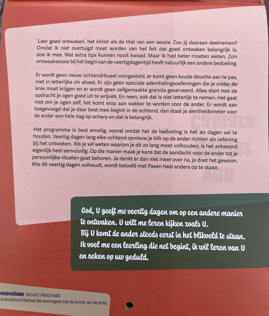 14 feb 2024 Aswoensdag © Broederlijk Delen