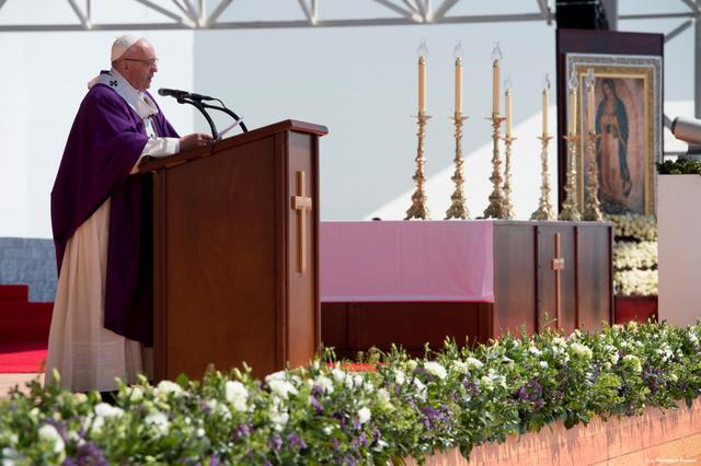 Paus Franciscus in Mexico © SIR