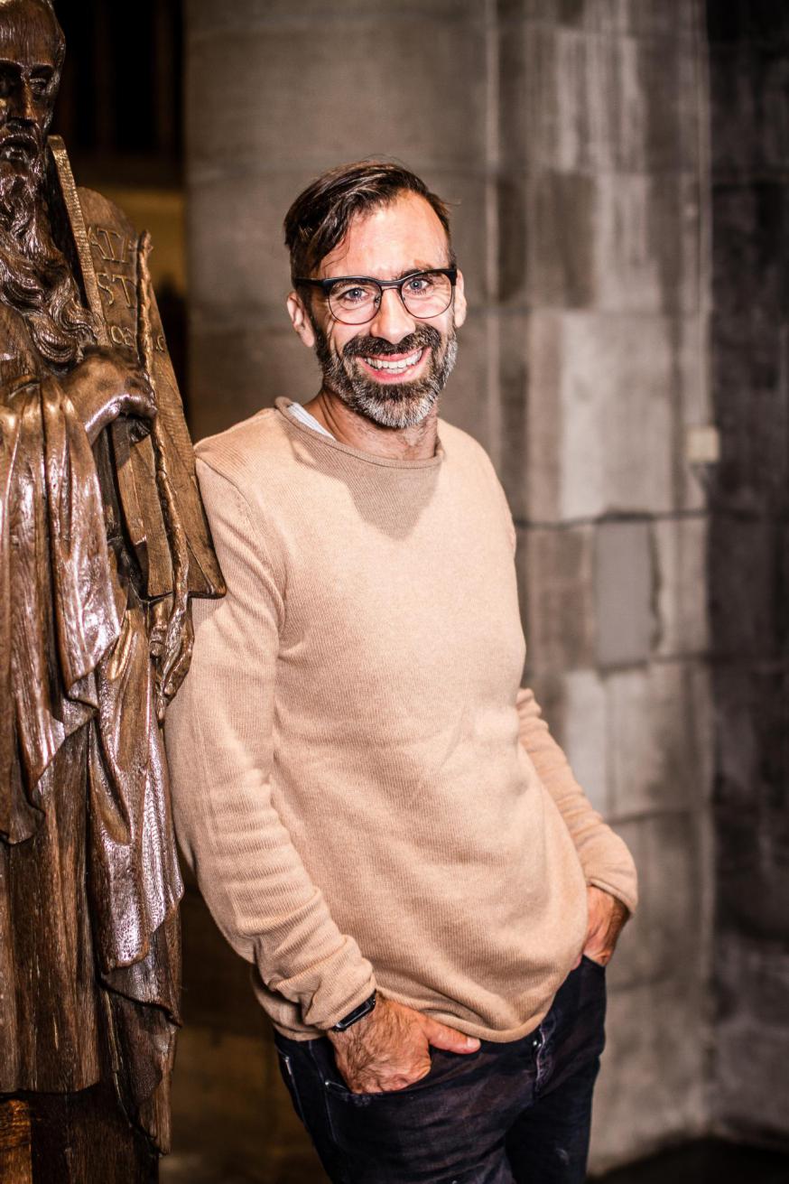 'Ik ben elke dag op zoek naar de beste versie van mezelf', zegt Jan Schepens, die in De Passie de rol van Judas vertolkt © Nick Suy Ferreira 'Ik ben elke dag op zoek naar de beste versie van mezelf', zegt Jan Schepens, die in De Passie de rol van Judas vertolkt © Nick Suy Ferreira