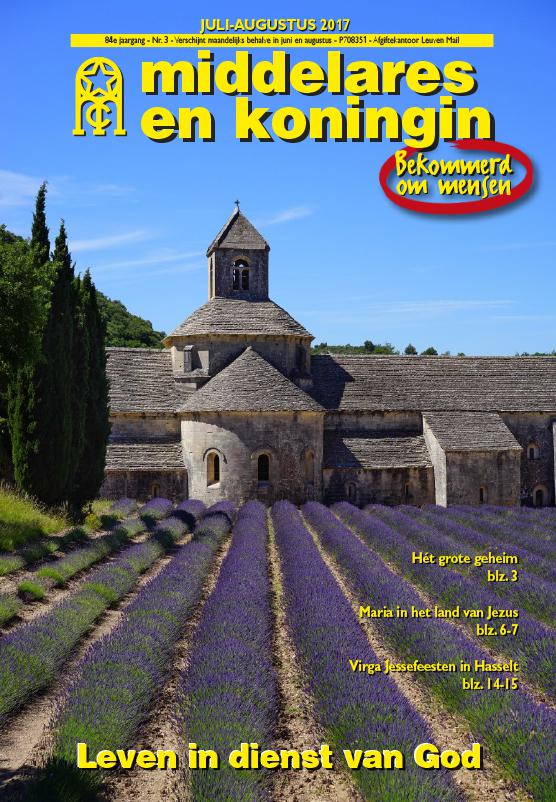 De cover van het juli- en augustusnummer van Middelares en Koningin © M&K De cover van het juli- en augustusnummer van Middelares en Koningin © M&K