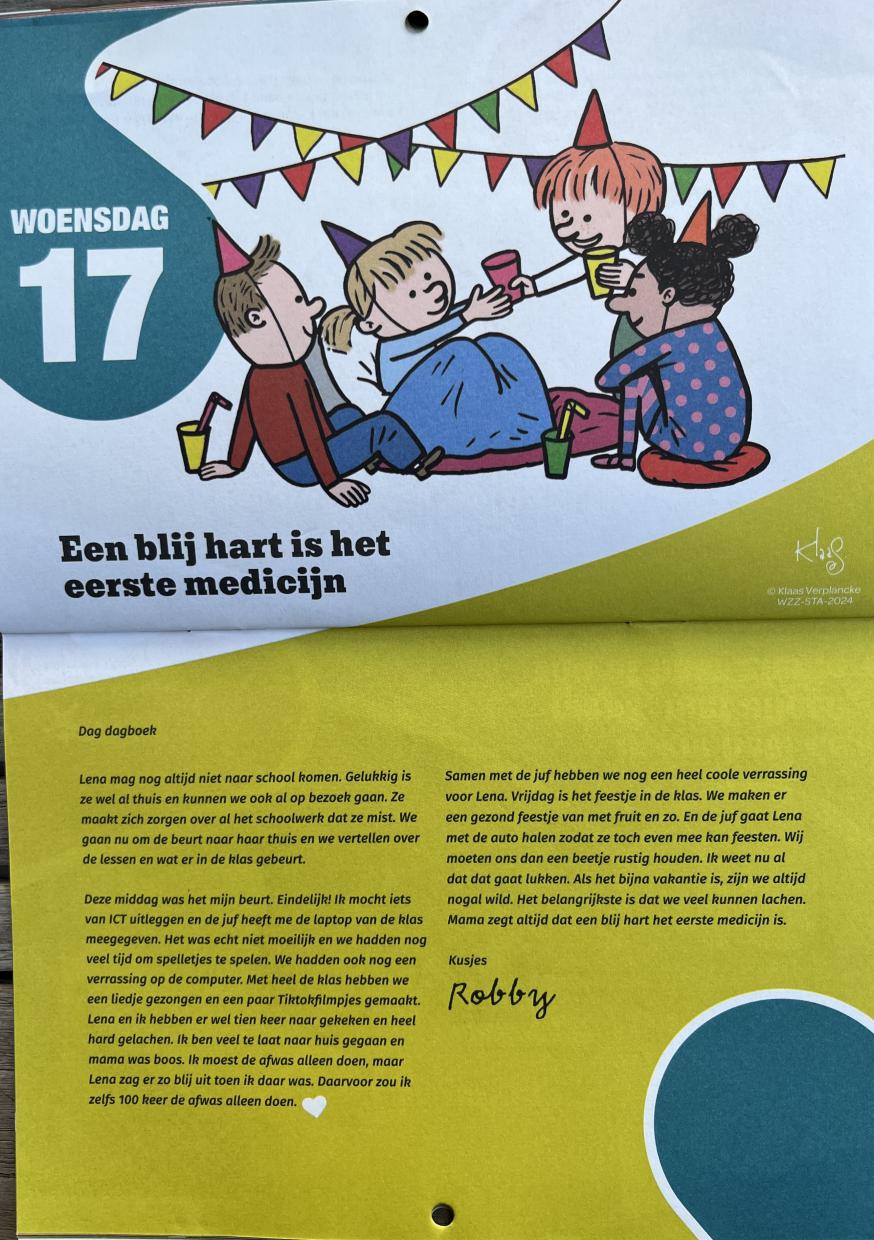 Adventskalender 17 dec 2025 © Welzijnszorg