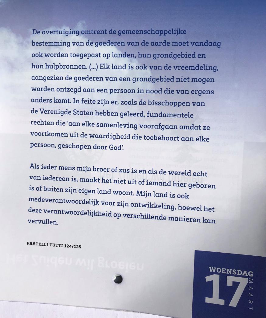 Vastenkalender Woensdag 17 maart 2021 © Broederlijk Delen