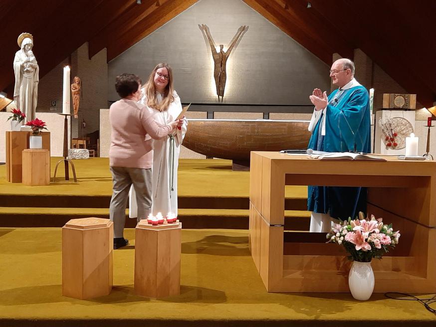 Proficiat, Eveliene! © Myriam Delaere