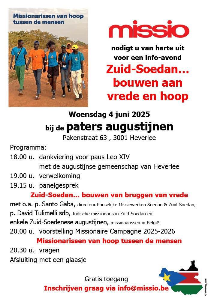 Affiche Zuid-Soedan © Paters Augustijnen Heverlee